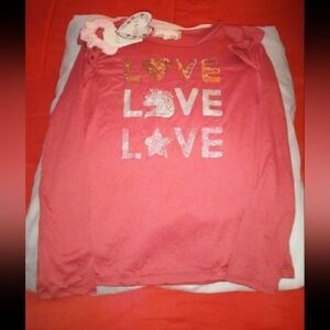 Pink Love Unicorn Kids Shirt